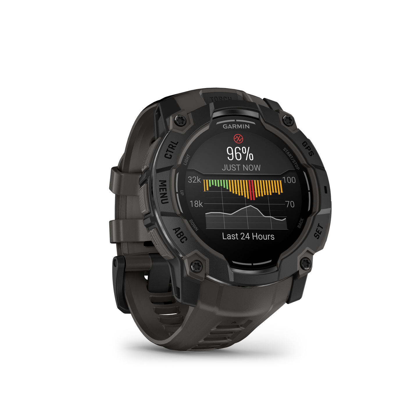 Garmin Instinct 3 – 50mm AMOLED GPS Smartwatch (010-03020-XX)