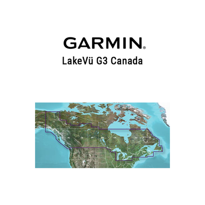 Garmin Canada Inland Maps LakeVü g3 | LCA100F | microSD™/SD™ (010-C1113-00)