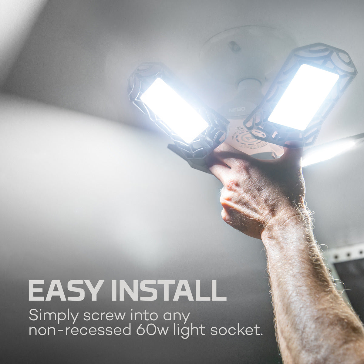 NEBO High Bright 9000 Garage Light