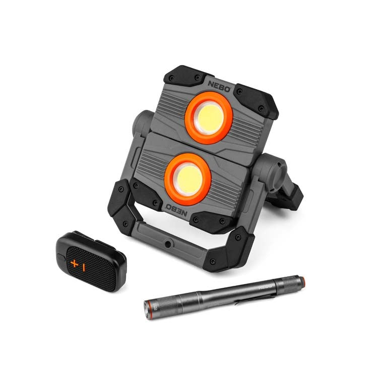 NEBO Light n Go Kit (Pen Light, Work Light & Wireless Speaker)