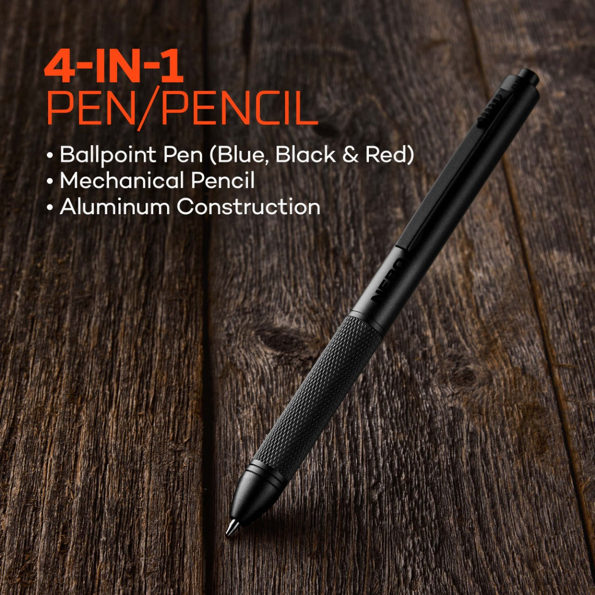 NEBO Classic Collection - Flashlight, Pen, Wallet & Bottle Opener