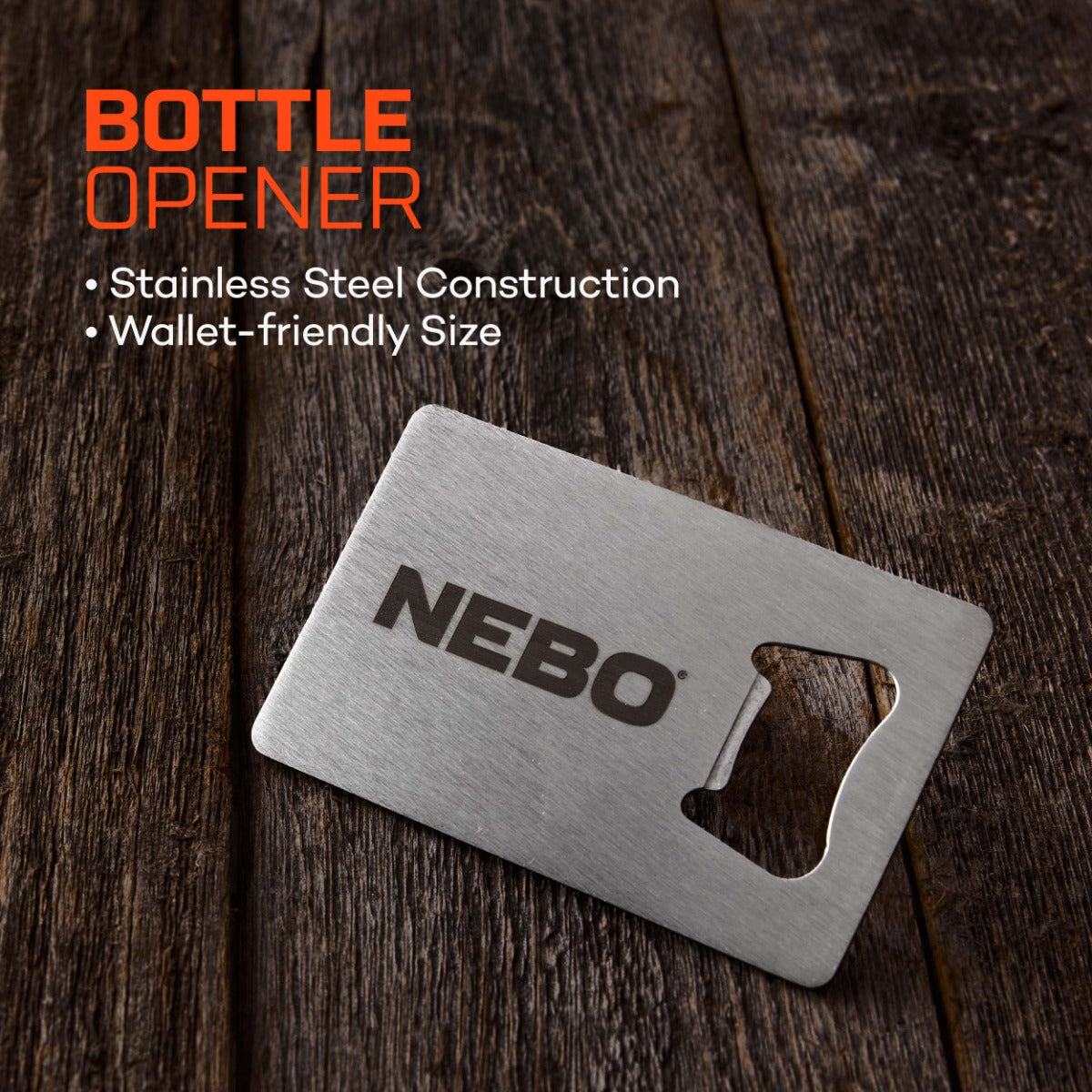 NEBO Classic Collection - Flashlight, Pen, Wallet & Bottle Opener