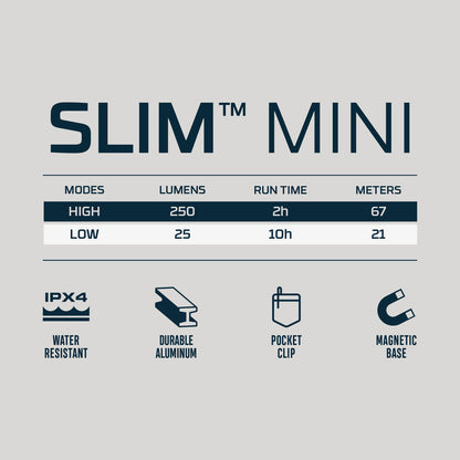 NEBO Slim Mini - Rechargeable Pocket Light
