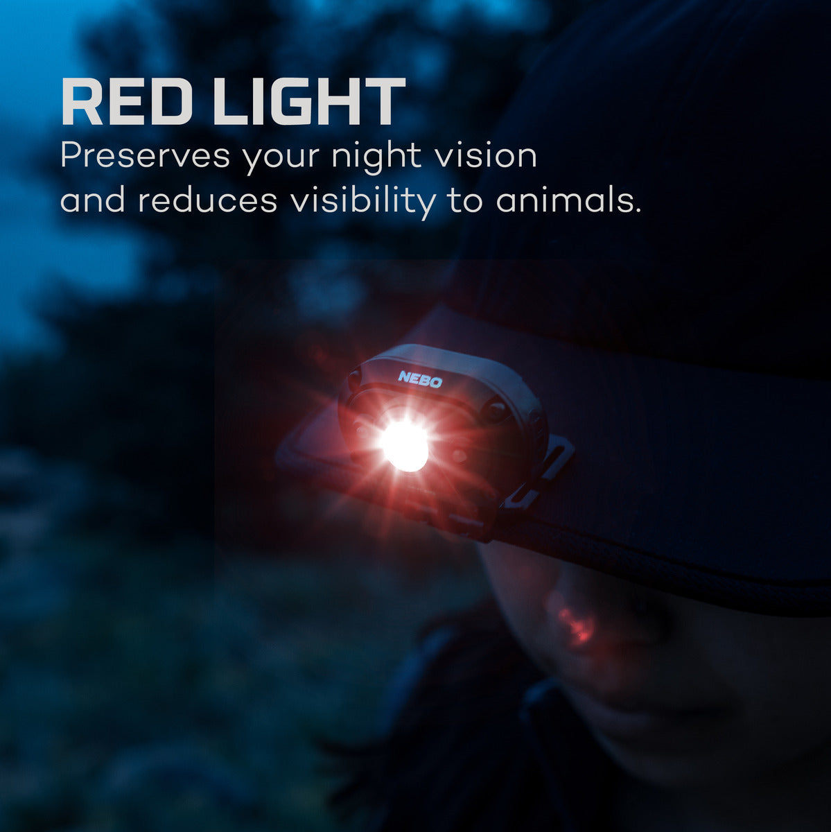 Nebo Mycro Red Light Headlmap Rechargeable - KBM Outdoors