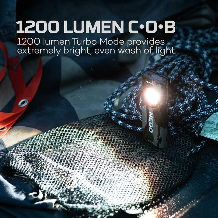 Nebo Slim 1200+ MO BOTOOMLAND Rechargeable Pocket Light - KBM Outdoors