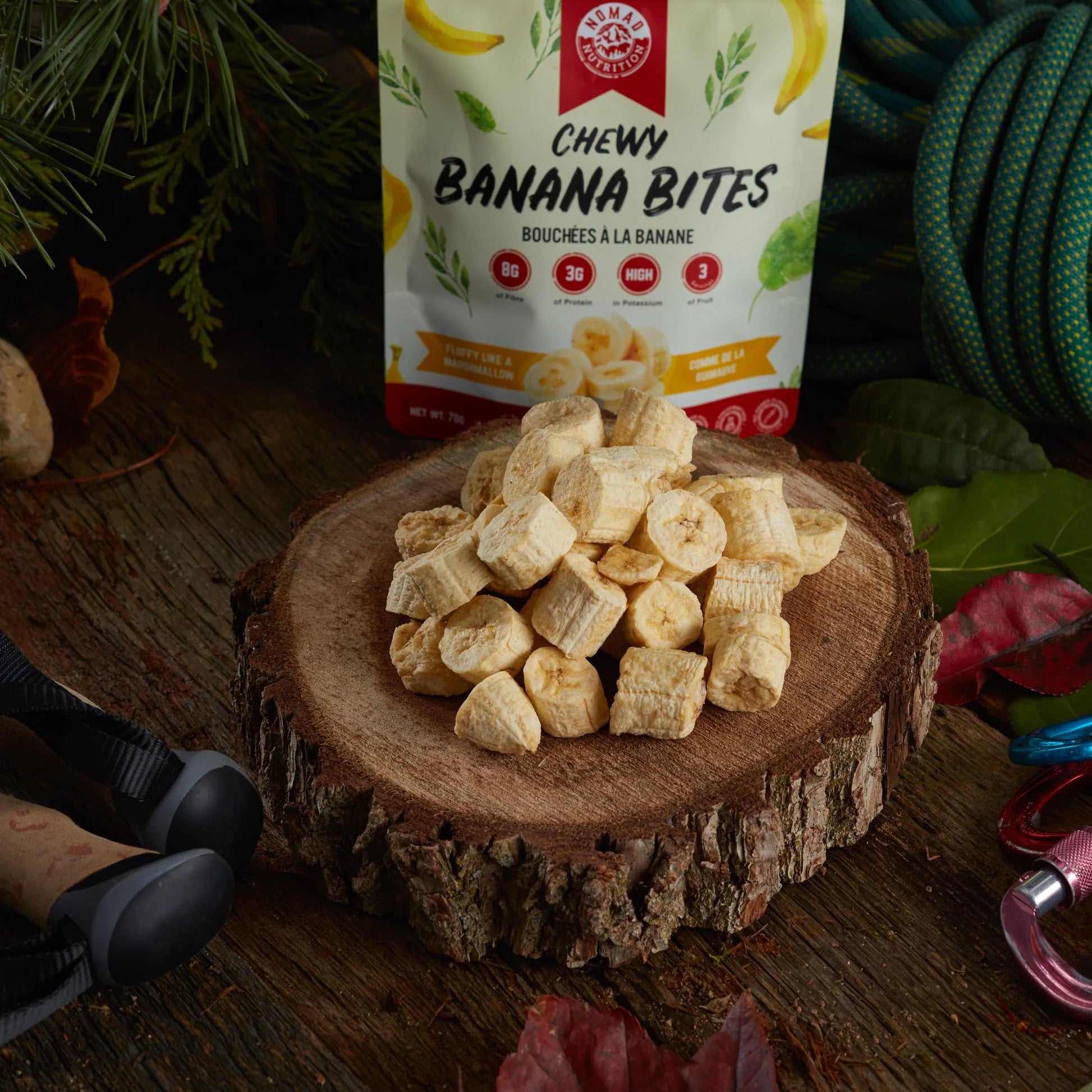 NOMAD Chewy Banana Bites - KBM Outdoors