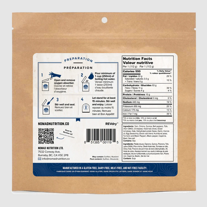 NOMAD - California Breakfast Bowl Dehydrated Food Packs