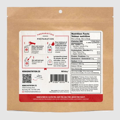 NOMAD - Hungarian Goulash Dehydrated Food Pack