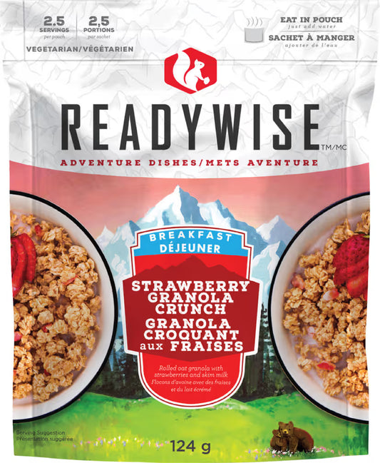 Readywise - Strawberry Granola Crunch Dehydrated Food Pack