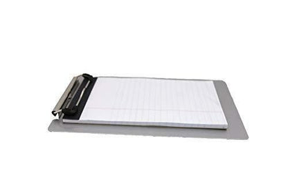 Saunders 21510 Recycled Aluminum Clipboard - Silver, Memo Size, 6.5 in x 9.5 in - KBM Outdoors