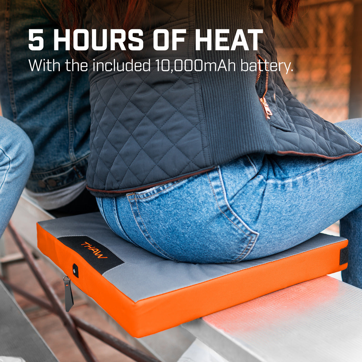 THAW Rechargeable Heated Seat Pad - KBM Outdoors