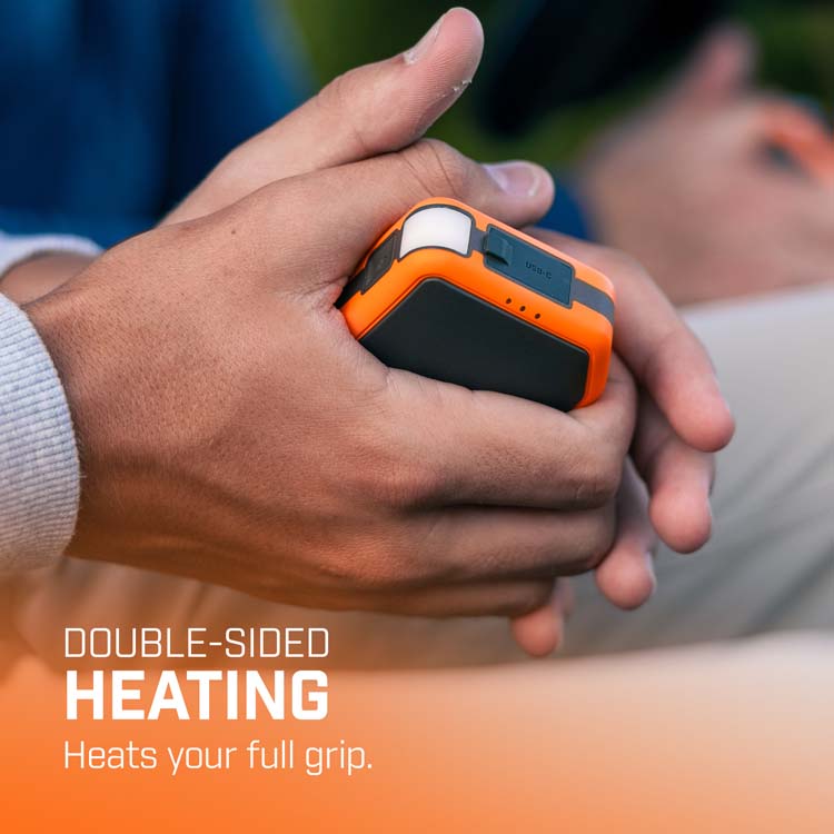 THAW Rechargeable Hand Warmer with integrated flashlight & powerbank