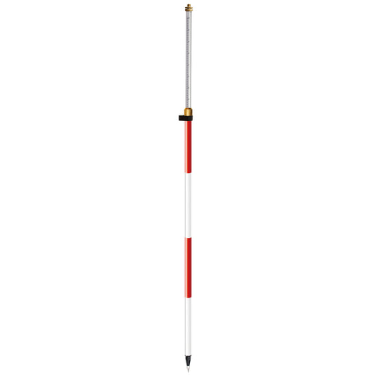 8.5' Compression Lock Prism Pole, red/white - KBM Outdoors