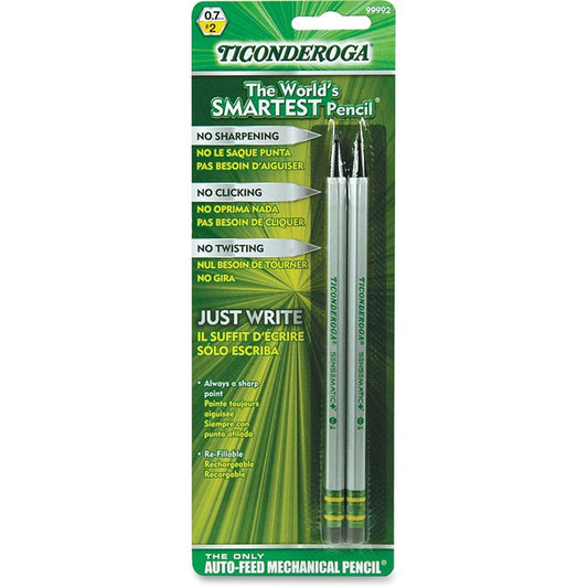 Ticonderoga Auto-Feed Mechanical Pencils - 2 / Pack - KBM Outdoors