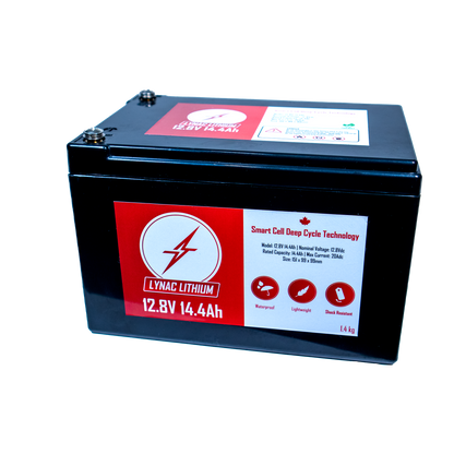 Lynac 12.8V 14.4Ah Lithium Battery - KBM Outdoors