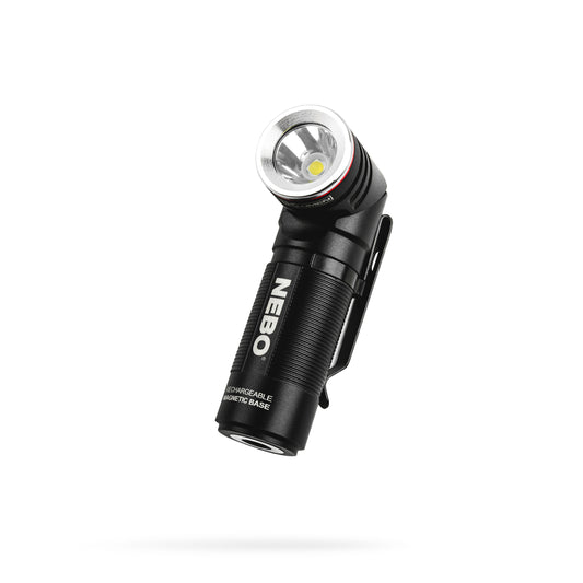 NEBO Compact 1,000 Lumen Rechargeable EDC Flashlight with a 90º Rotating Swivel Head - KBM Outdoors
