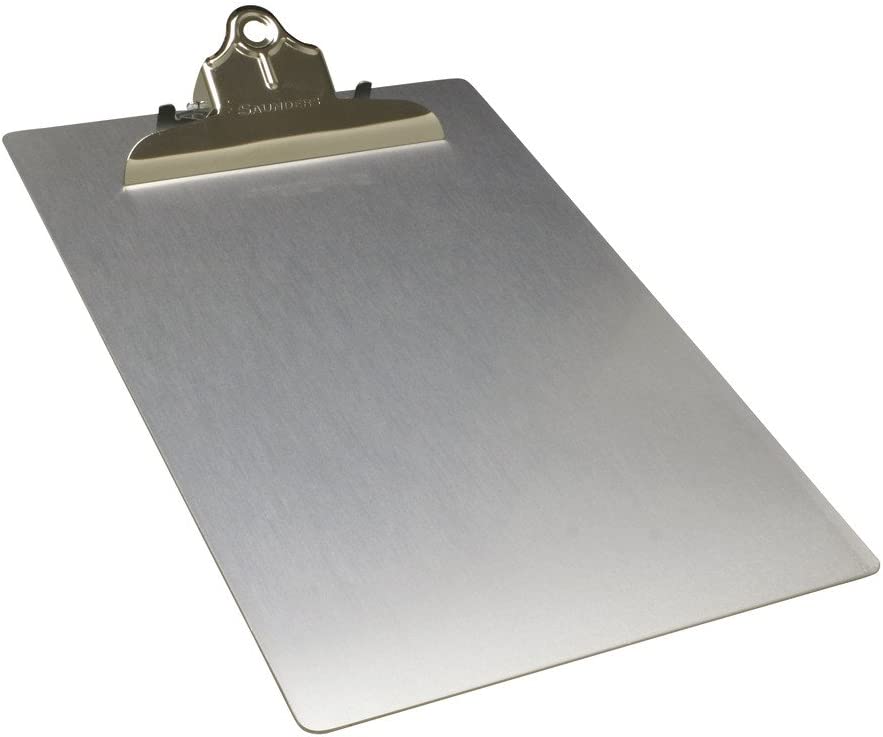 Saunders Recycled Aluminum Clipboard with High Capacity Clip - KBM Outdoors