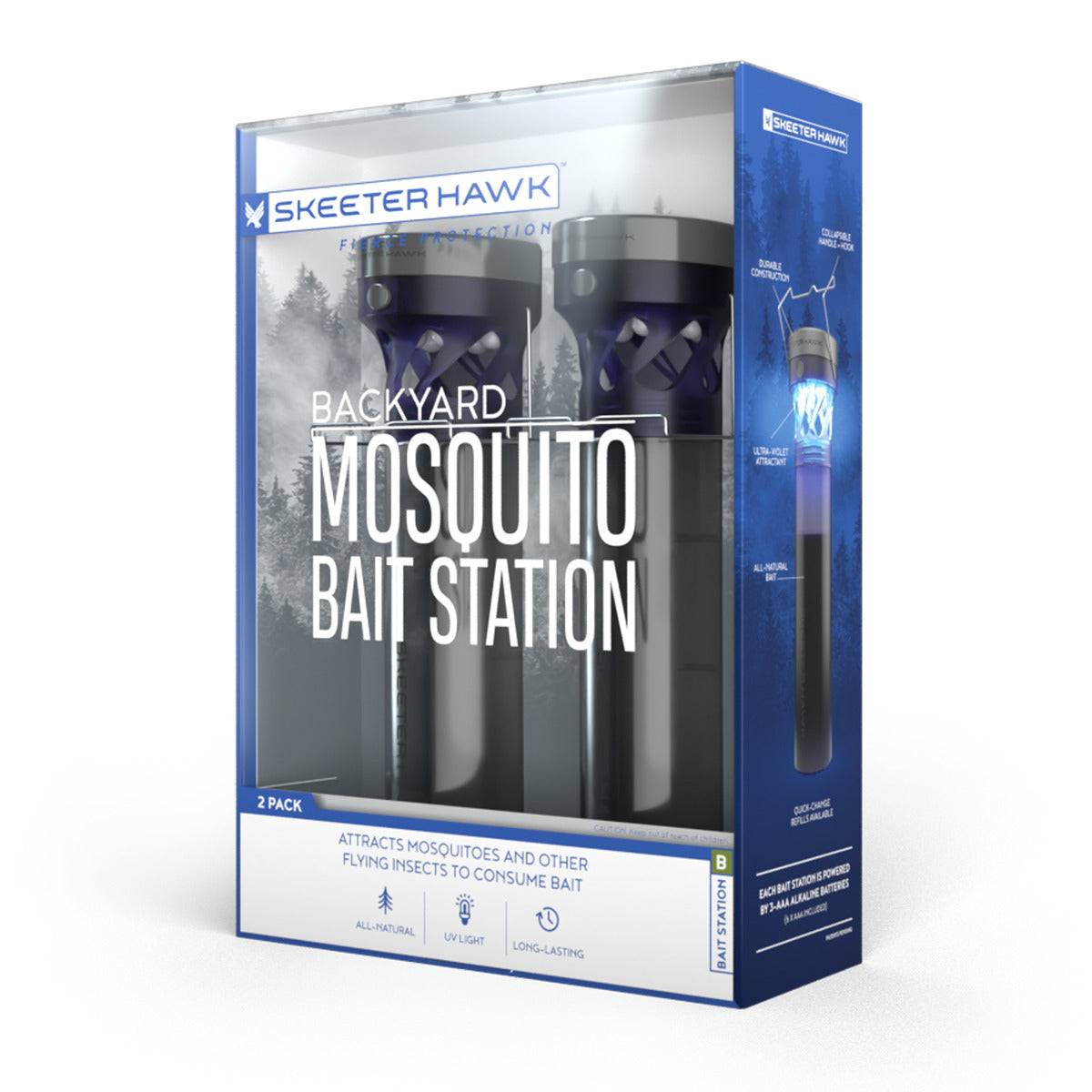 Skeeter Hawk - Backyard Mosquito Bait Station - 2 Pack - KBM Outdoors