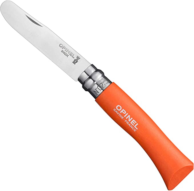 Opinel No. 7 Round Ended Stainless Steel Knives - KBM Outdoors