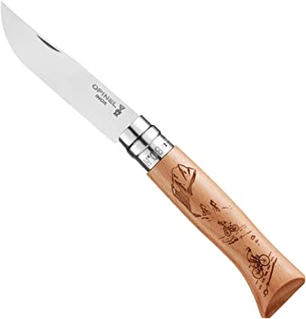 Opinel No. 8 Alpine Adventure Engraved Knives - KBM Outdoors