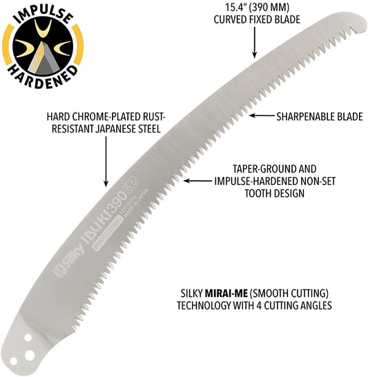Silky Ibuki Replacement Blade 390mm - XL Teeth - KBM Outdoors