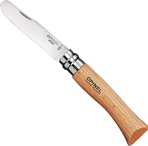 Opinel No. 7 Round Ended Stainless Steel Knives - KBM Outdoors