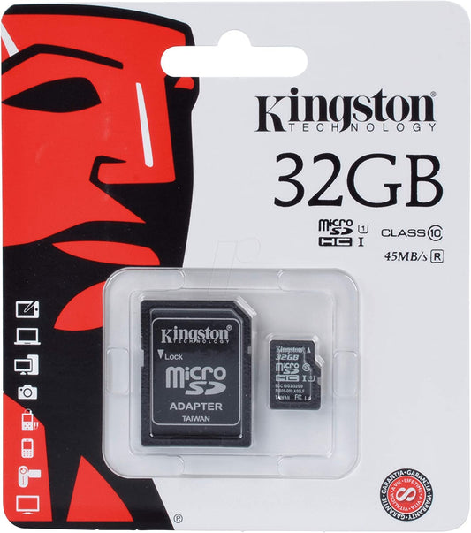 Kingston Technology 32GB 100MB/S CLASS 10 - KBM Outdoors