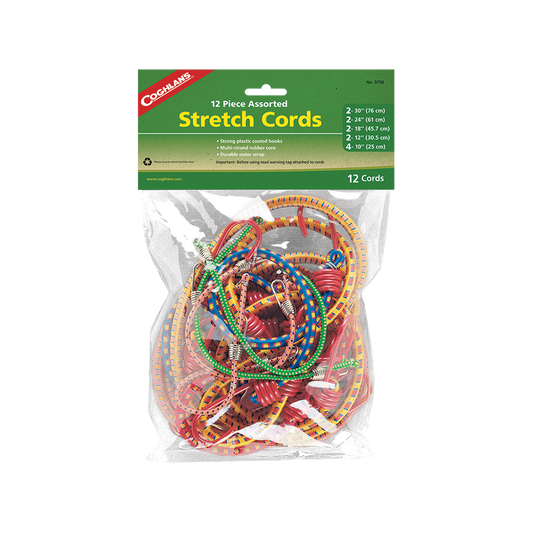Coghlans Stretch Cord Assorted 12 Pack - KBM Outdoors