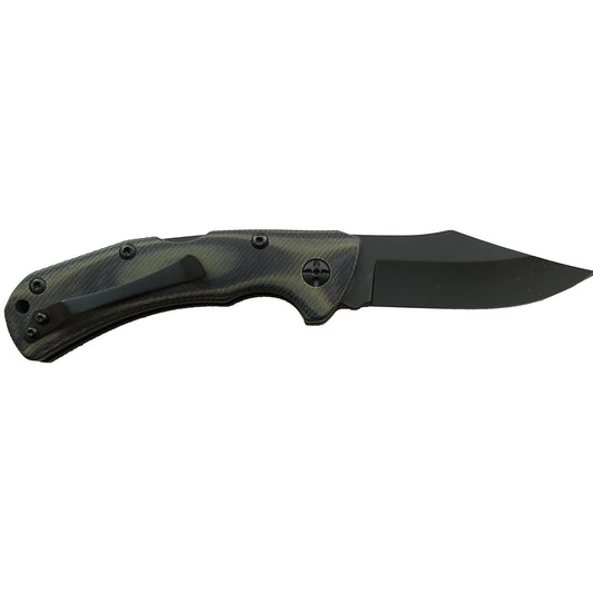 Folding Knife 4.5"-4.75" (Black or Camo) - KBM Outdoors