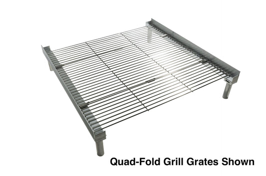 FireSide Pop-Up Pit Quad-Fold portable grilling grates - KBM Outdoors