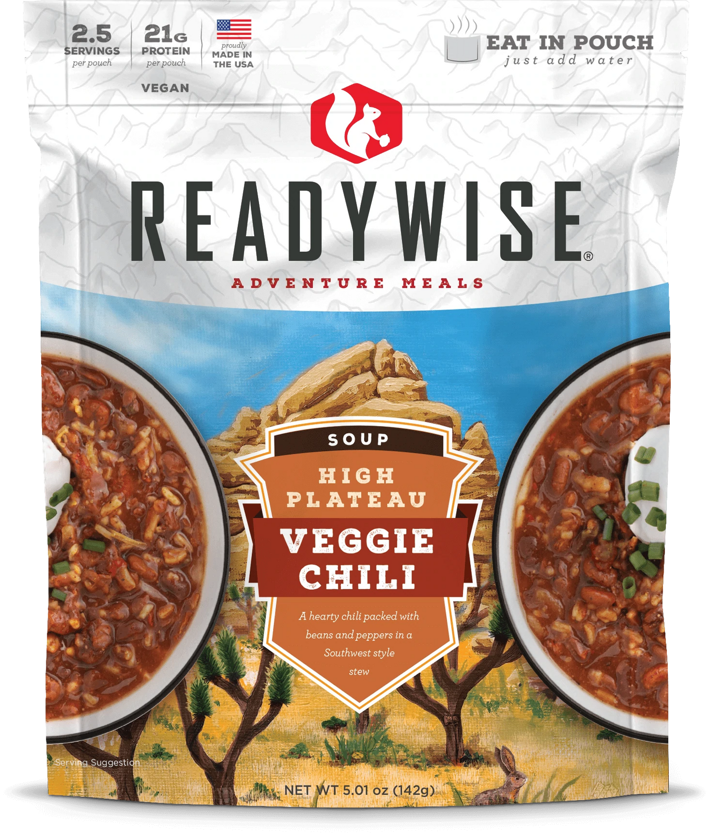 Readywise High Plateau Veggie Chili Soup - KBM Outdoors