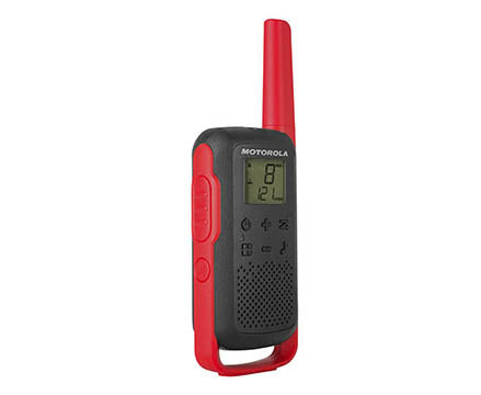 Motorola TALKABOUT T210/T62 PMR446 Radio - Twin Pack Red/Black - KBM Outdoors