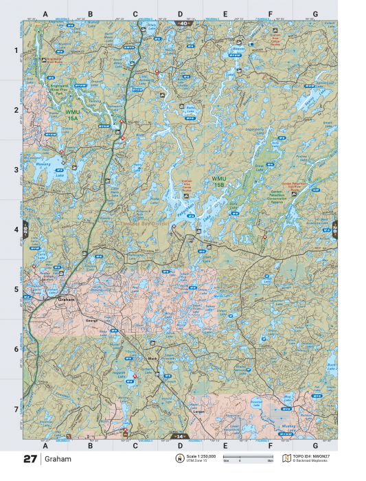 Printed TOPO Maps 1:85,000 scale - Paper Maps - KBM Outdoors