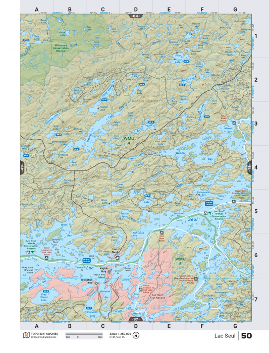 Printed TOPO Maps 1:85,000 scale - Paper Maps - KBM Outdoors