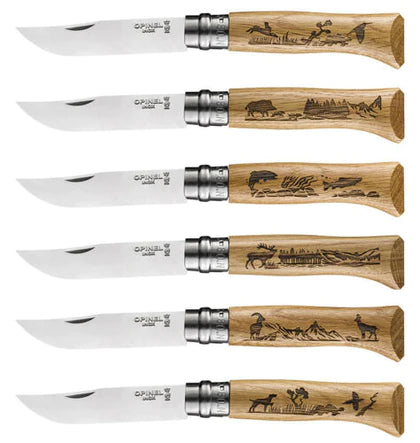 Opinel Stainless Steel Animalia Folding Knives - KBM Outdoors