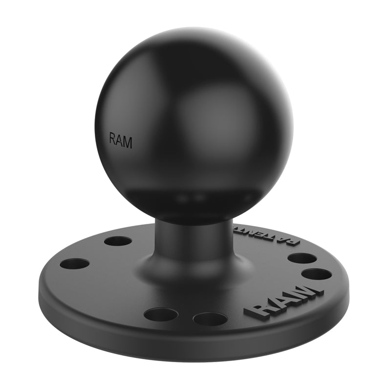 RAM® Round Plate with Ball (RAM-202U) - KBM Outdoors