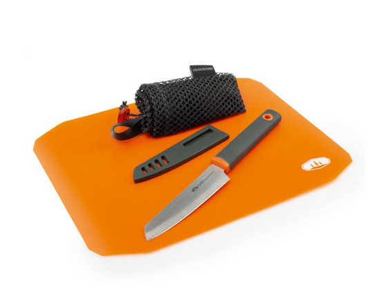 Santoku Roll Up Cutting Board Knife Set - KBM Outdoors