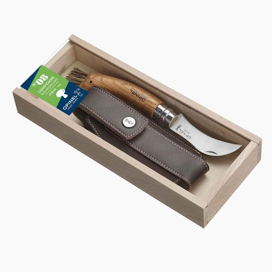 Opinel Wooden Gift Box W/ Mushroom Tool & Sheath - KBM Outdoors