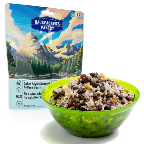 BackPackers Pantry - Cuban Style Coconut Black beans & Rice - KBM Outdoors