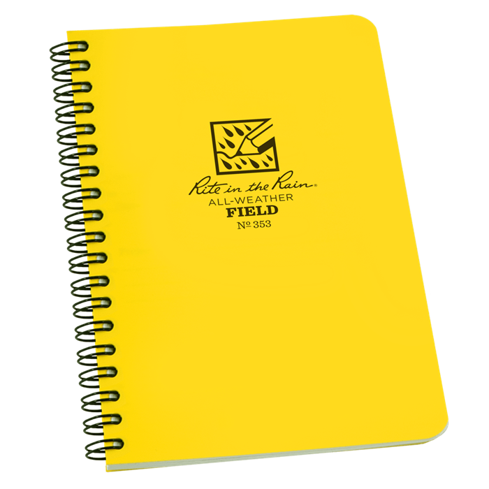 Side Spiral Notebook No. 353 - Field Pattern - KBM Outdoors