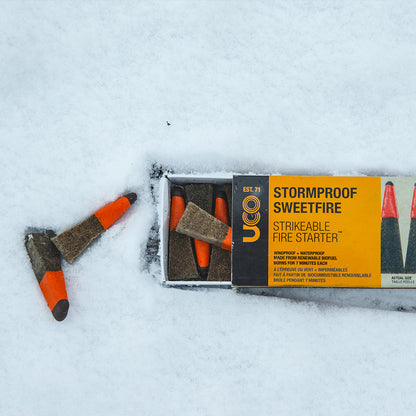 Stormproof Sweetfire Strikeable Fire Starter - 8 PACK - KBM Outdoors
