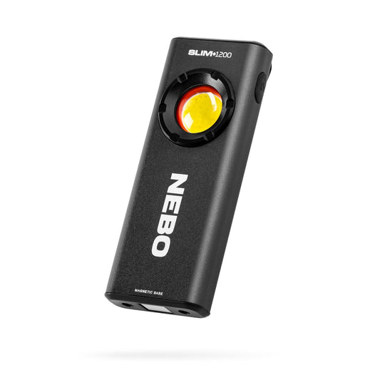 Nebo SLIM+ 1200 - Powerful Rechargeable Pocket Light with Laser Pointer and Power Bank - KBM Outdoors