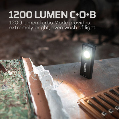 Nebo SLIM+ 1200 - Powerful Rechargeable Pocket Light with Laser Pointer and Power Bank - KBM Outdoors