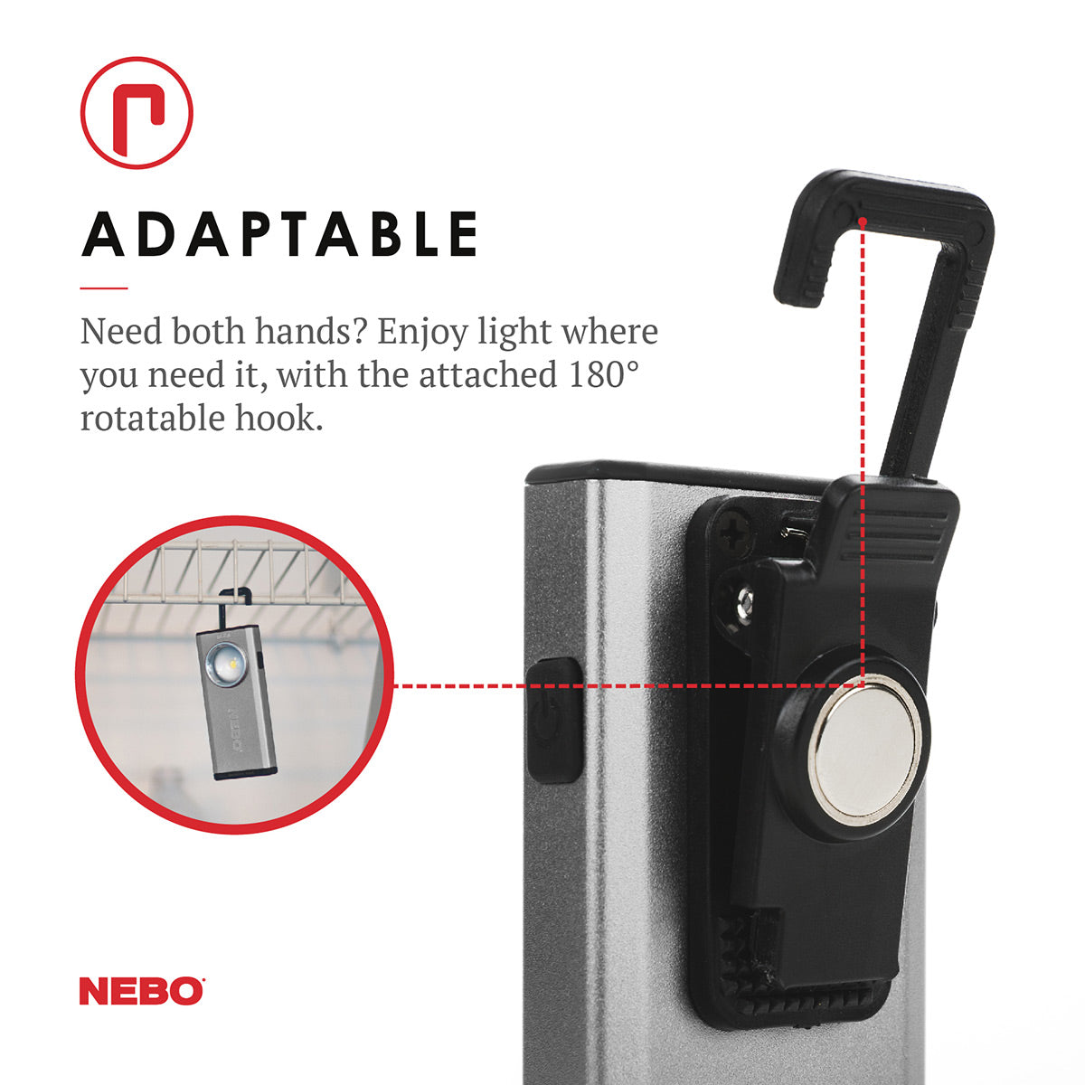 Nebo SLIM - Rechargeable Pocket Light - KBM Outdoors