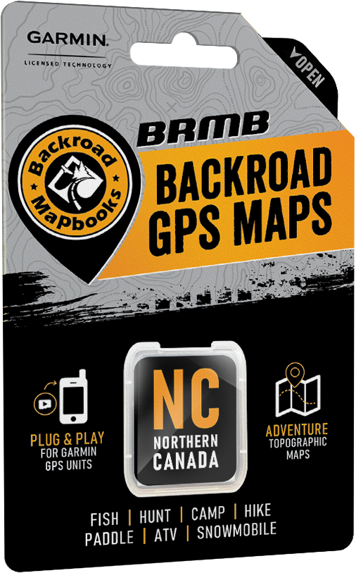 Backroad GPS TOPO Maps - SD Card - Northern CAD (YK/NU/NWT) - KBM Outdoors