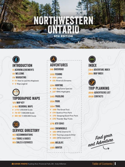 NORTHWESTERN ONTARIO - 5TH EDITION BACKROAD MAPBOOKS - KBM Outdoors