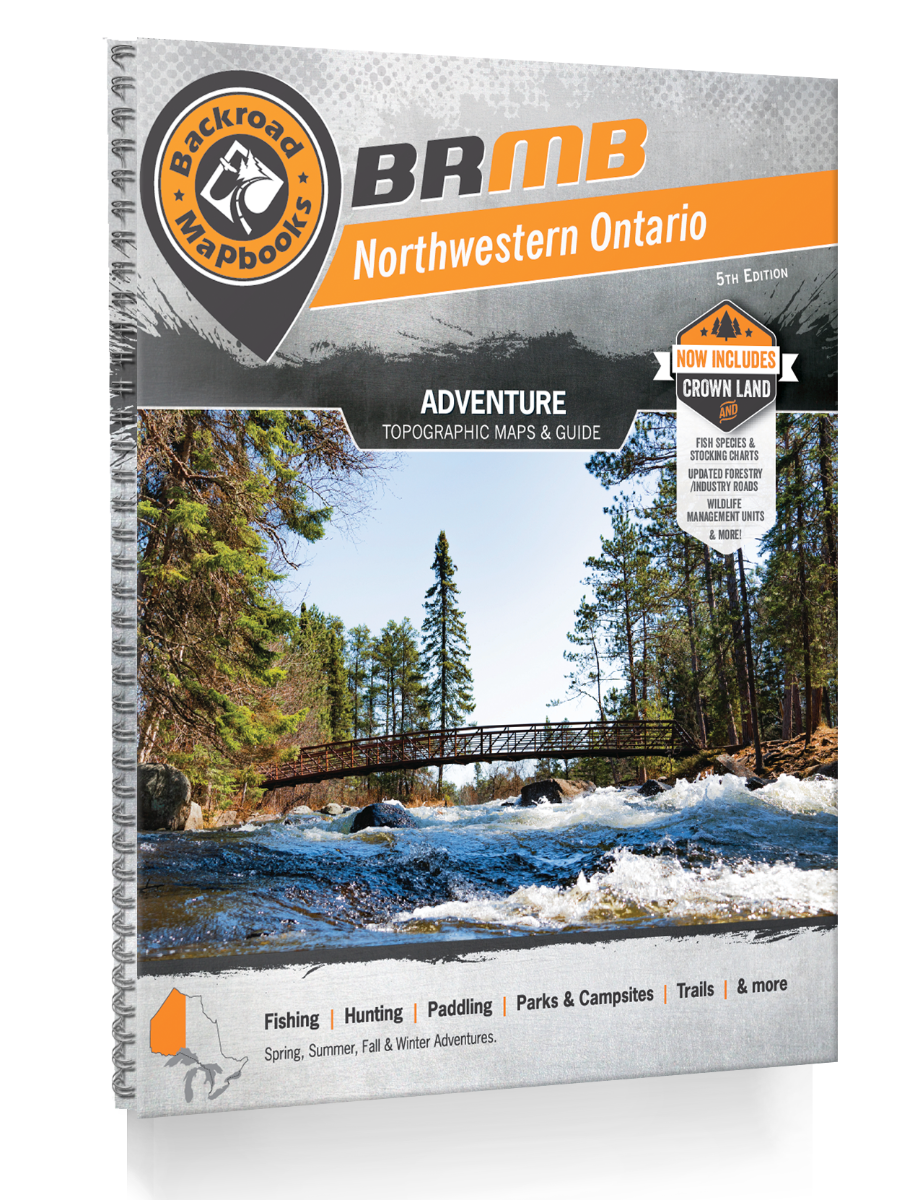 NORTHWESTERN ONTARIO - 5TH EDITION BACKROAD MAPBOOKS - KBM Outdoors
