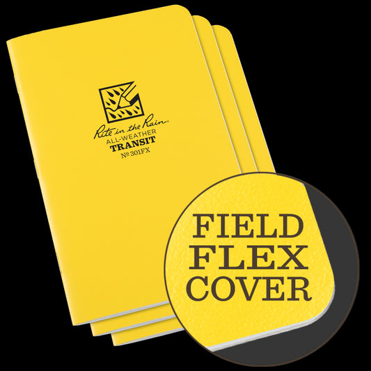 Stapled Notebook 3 Pack- Transit Pattern (#301FX) - KBM Outdoors