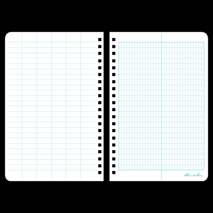 Side Spiral Notebook - Transit Pattern (#303) - KBM Outdoors