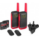 Motorola TALKABOUT T210/T62 PMR446 Radio - Twin Pack Red/Black - KBM Outdoors